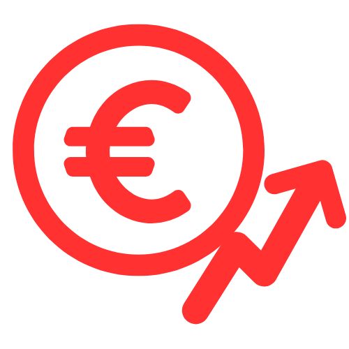 Hoge kosten illustratie