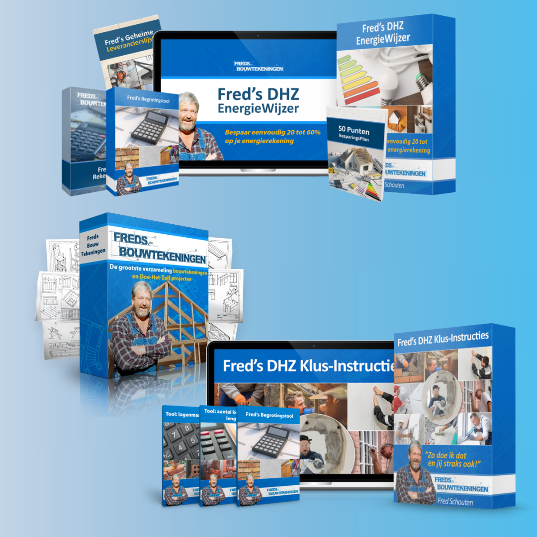 Vader aan het klussen met zijn kinderen